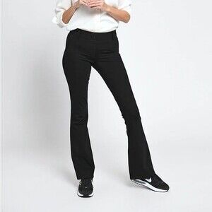 Betabrand Boot-Cut Classic Dress Pant Yoga Pants Large Short Petite